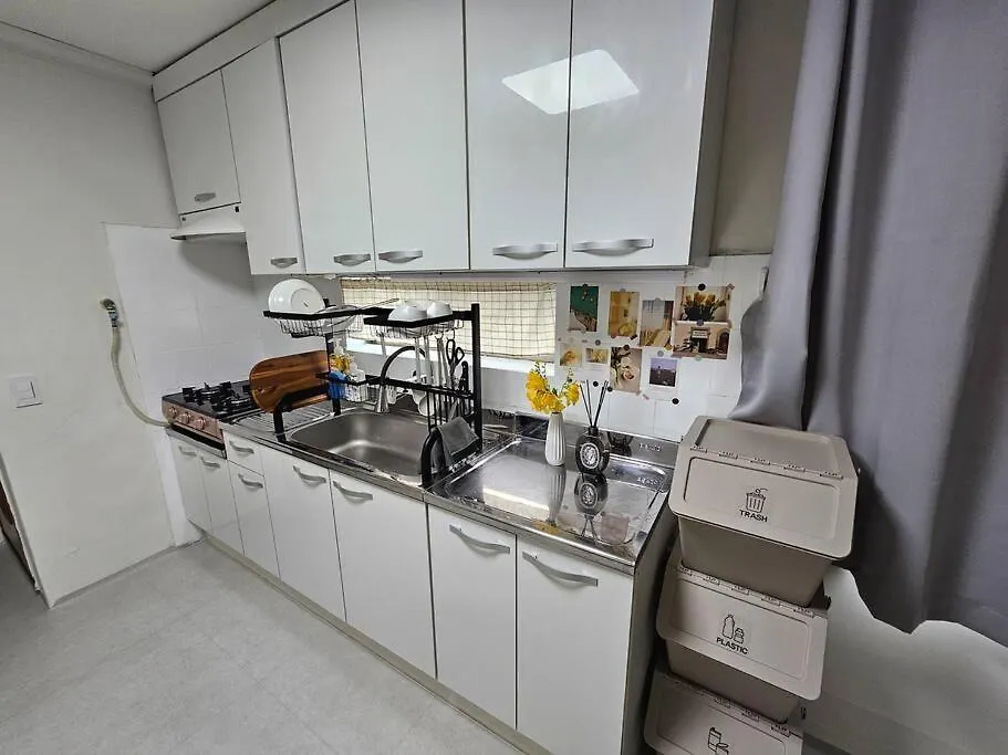 Busan Station 5 Min #Choryang Stn 3Min #3Beds #Hotel Bedding #2Rooms #New 0*,