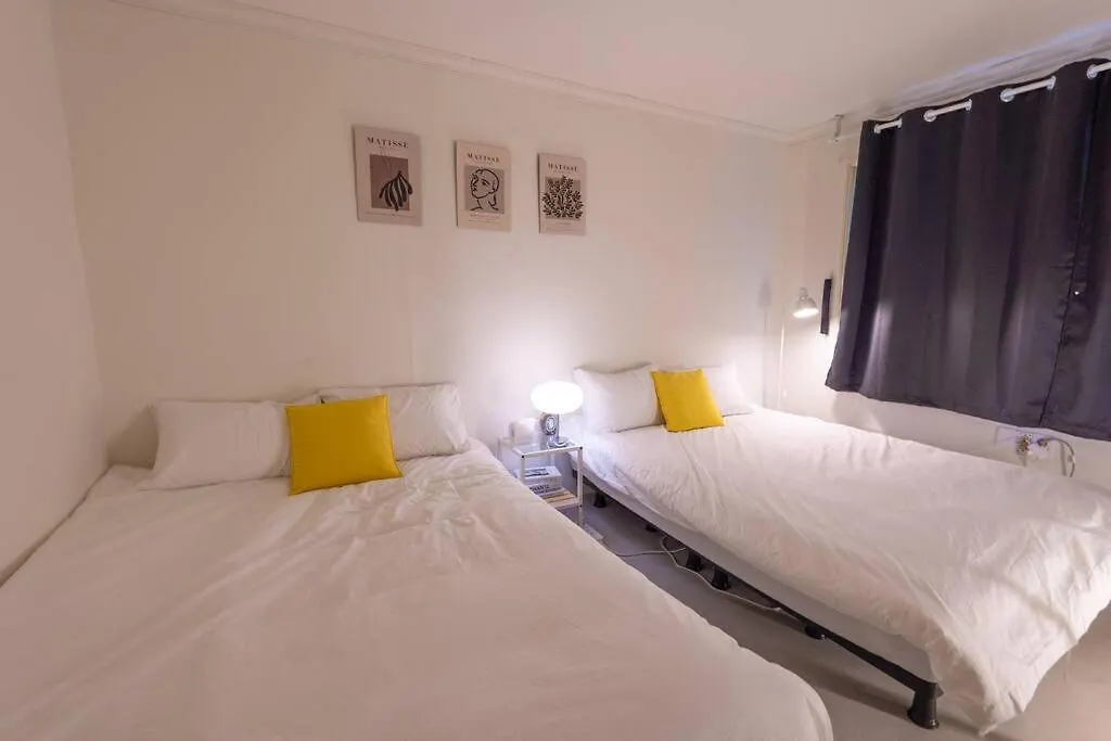 Busan Station 5 Min #Choryang Stn 3Min #3Beds #Hotel Bedding #2Rooms #New